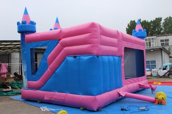 Leeftijd 14 jaar Castle Bounce Pink House Jumping Bouncy Castle voor feestverhuur
