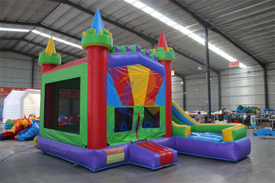 Amusement Bouncer Jumper Combo Moonwalk PVC opblaasbare bouncer met waterglijbaan
