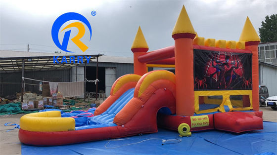 14 jaar op feest Combo Bouncy House opblaasbare Combo Bounce Bouncing Castle voor kinderen