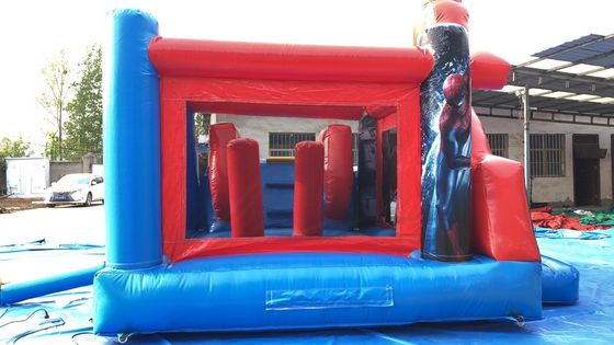 14 Years Up Superheld Spiderman opblaasbaar springhuis waterglijbaan zwembad met zwembadontwerp