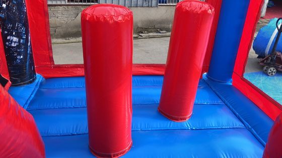 14 Years Up Superheld Spiderman opblaasbaar springhuis waterglijbaan zwembad met zwembadontwerp