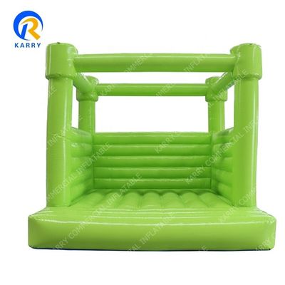 Vermaakpark Bruiloft Huur White Jumping Castle Opblaasbare uitsmijter Huis met blazer