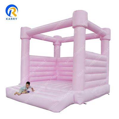 Vermaakpark Bruiloft Huur White Jumping Castle Opblaasbare uitsmijter Huis met blazer