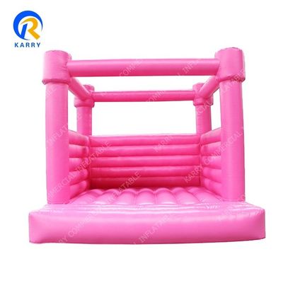 Vermaakpark Bruiloft Huur White Jumping Castle Opblaasbare uitsmijter Huis met blazer