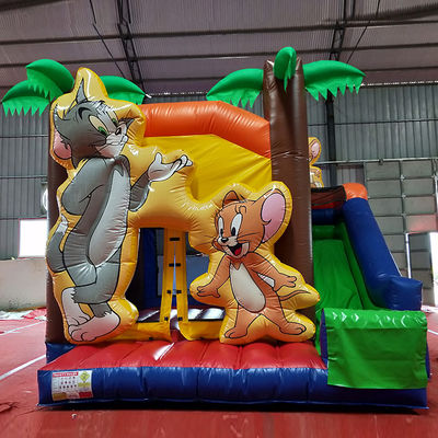 Unisex Tom en Jerry opblaasbaar springkasteel springhuis voor kinderen gratis aanpassing