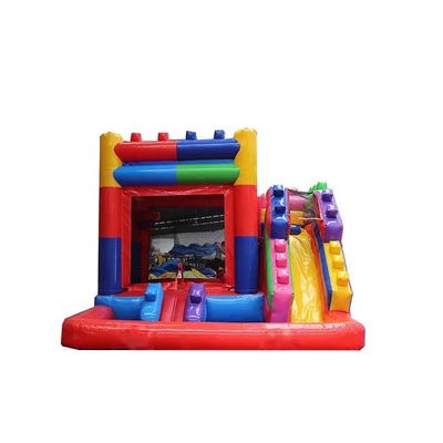 Schermdruk opblaasbaar springhuis glijspringer voor commercieel feest Combo Castle