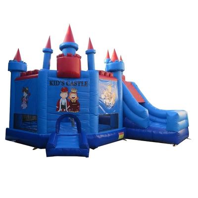 Schermdruk opblaasbaar springhuis glijspringer voor commercieel feest Combo Castle
