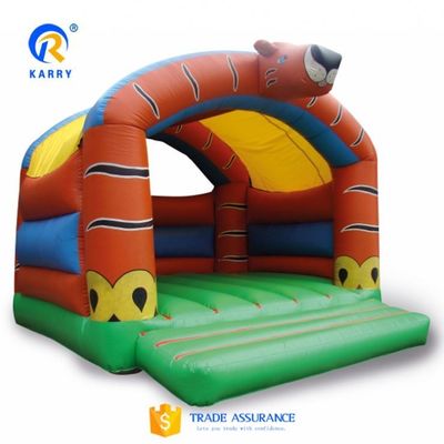 Opblaasbaar Animals Air Bouncy Bed met aangepaste grootte en duurzaam PVC-traplein