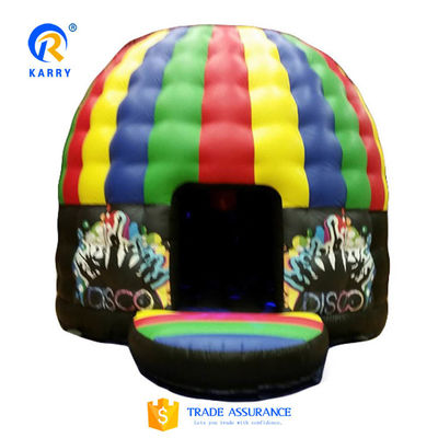 Professionele OEM-service opblaasbare koepel disco voor dansfeest PORTABLE Bouncy Castle