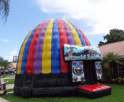 Professionele OEM-service opblaasbare koepel disco voor dansfeest PORTABLE Bouncy Castle