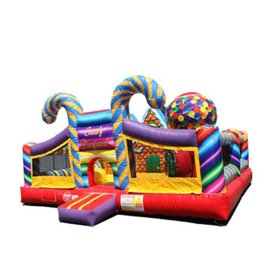 14 jaar PVC Kids Fun Amusement Park Candy opblaasbaar springkasteel voor buiten plezier