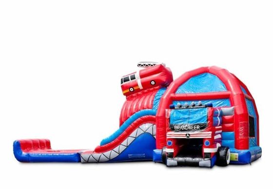 Leeftijdsbereik 14 Jaar Up Castle Slide Combo Opblaasbare Springende Kasteel Vliegtuig voor kinderen