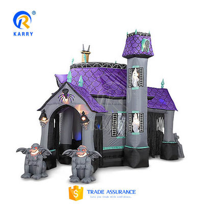 Gepersonaliseerde maat Gepersonaliseerde opblaasbare spookhuis Bounce Castle voor kinderen en volwassenen