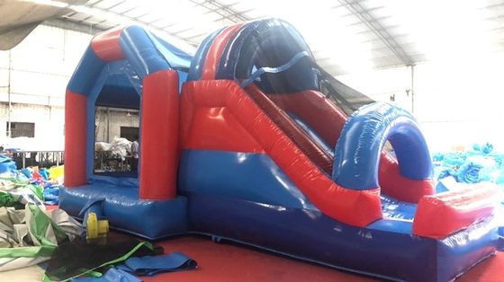 4*7*3.5m of maat Spider Man opblaasbaar Springkasteel glijcombo voor feest
