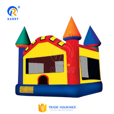 Commerciële verhuur Bouncy Castle 14ft opblaasbare uitsmijter voor kinderen buiten plezier