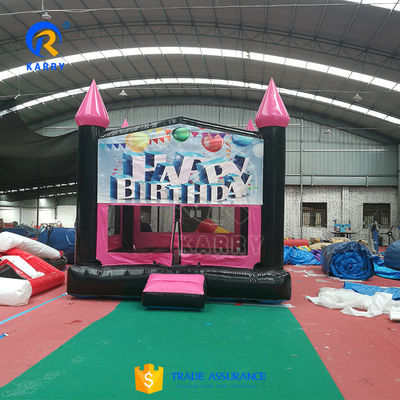 Commerciële verhuur Bouncy Castle 14ft opblaasbare uitsmijter voor kinderen buiten plezier
