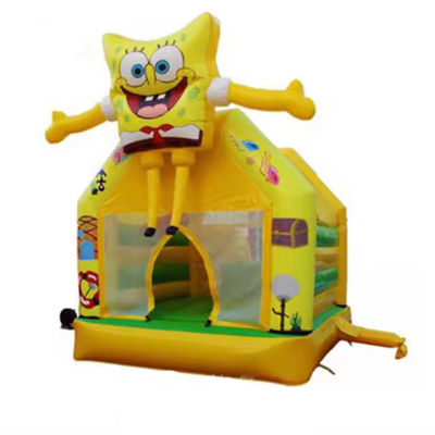 Kinderfeest Huur Cartoon Design Bounce House Springende uitsmijter met PVC-materiaal