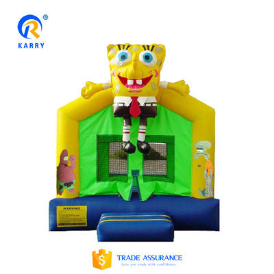 Kinderfeest Huur Cartoon Design Bounce House Springende uitsmijter met PVC-materiaal