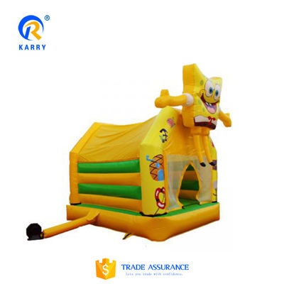 Kinderfeest Huur Cartoon Design Bounce House Springende uitsmijter met PVC-materiaal