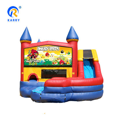 Opblaasbaar kasteel glijcombo voor kinderen PVC materiaal Unisex Ireful Birds Bounce House