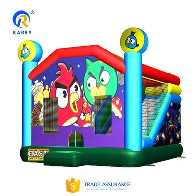 Opblaasbaar kasteel glijcombo voor kinderen PVC materiaal Unisex Ireful Birds Bounce House