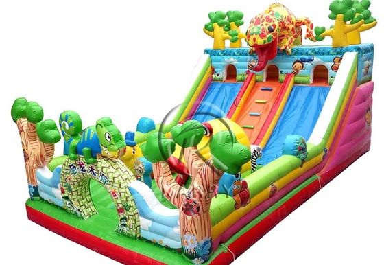14 jaar geleden Populair winkelcentrum opblaasbaar Fun City Dragon Bouncy Castle voor kinderen