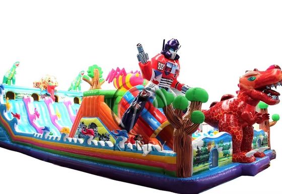 14 jaar geleden Populair winkelcentrum opblaasbaar Fun City Dragon Bouncy Castle voor kinderen