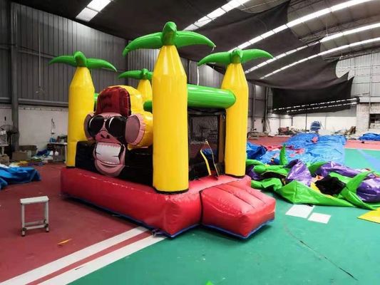 Partij moet commerciële opblaasbare uitsmijter met accessoires en Mini-ape ontwerp