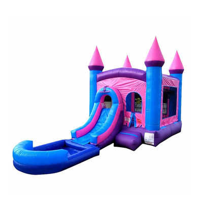 Blow Up Moonwalk Bouncer Springen Bounce House Bouncy Castle Combo met Pool Glijbaan