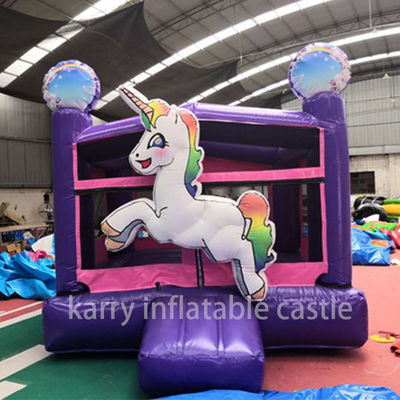 Eenhoorn Opblaasbare Mini Combo Bouncer Commerciële Air Jumping Kids Bouncy Castle Ideaal