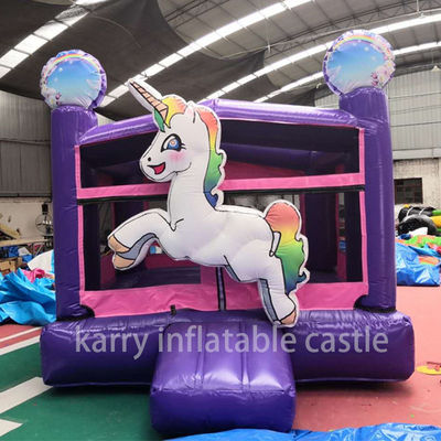Eenhoorn Opblaasbare Mini Combo Bouncer Commerciële Air Jumping Kids Bouncy Castle Ideaal