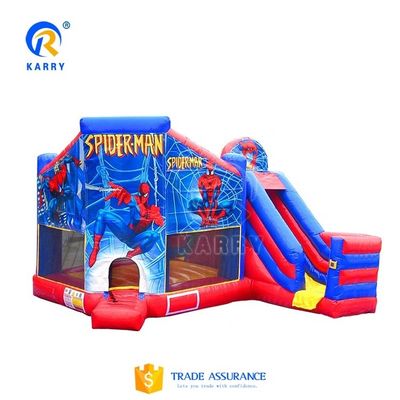 Kenmerken PORTABLE Giant Carousel Bouncy Castle Combo Slide met aangepaste kleur