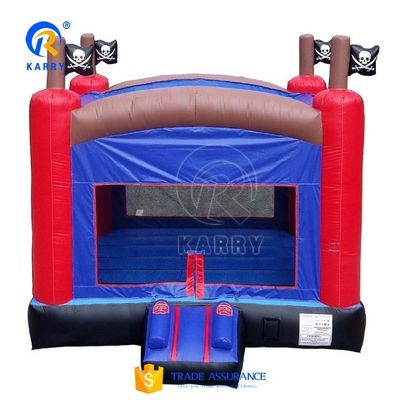 Unisex Pirate Bouncy Castle met opblaasbare trampoline en outdoor games