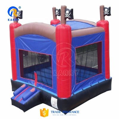 Unisex Pirate Bouncy Castle met opblaasbare trampoline en outdoor games