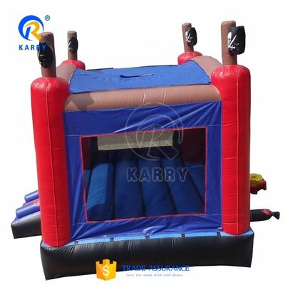 Unisex Pirate Bouncy Castle met opblaasbare trampoline en outdoor games