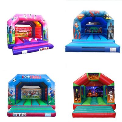 OEM-professionele OEM-service kleurrijke opblaasbare springbouncer huis kasteel voor kinderen