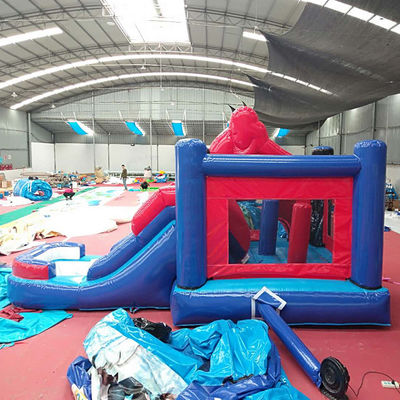 14 JARS PORTABLE Jumping Bounce House Bouncy Castle Slide Combo Opblaasbare Bouncer