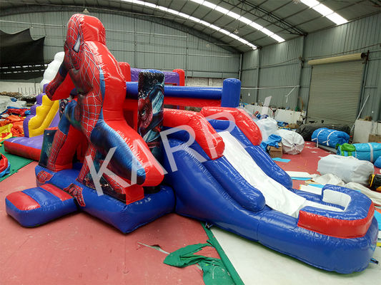Spiderman opblaasbaar springhuis combo springkasteel voor kinderentertainment