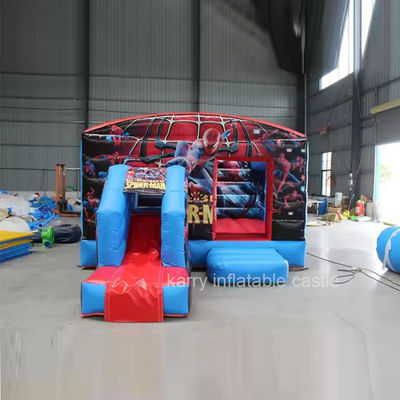 Spiderman opblaasbaar springhuis combo springkasteel voor kinderentertainment