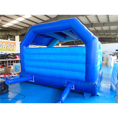 Blower met Blower Populaire Bevroren Trampoline Blauwe opblaasbare Bounce House Kasteel