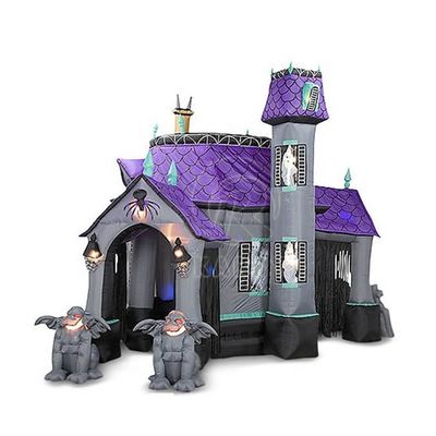 Draagbaar Halloween-thema opblaasbaar spookhuis voor volwassenen