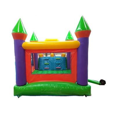 Unisex opblaasbaar springhuis Dubbel glijdend luchtspringen kasteel met PVC materiaal