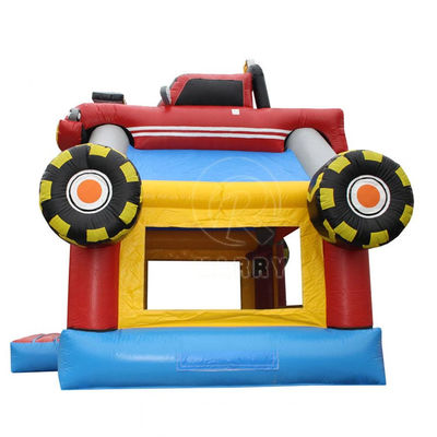 Krijg het beste 3D Red Racing opblaasbare springkasteel voor kinderen in het pretpark