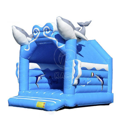 Draad Accessoires Happy Hop Bouncer Kasteel voor kinderen Cartoon Dophin opblaasbaar speelgoed