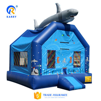 Draad Accessoires Happy Hop Bouncer Kasteel voor kinderen Cartoon Dophin opblaasbaar speelgoed
