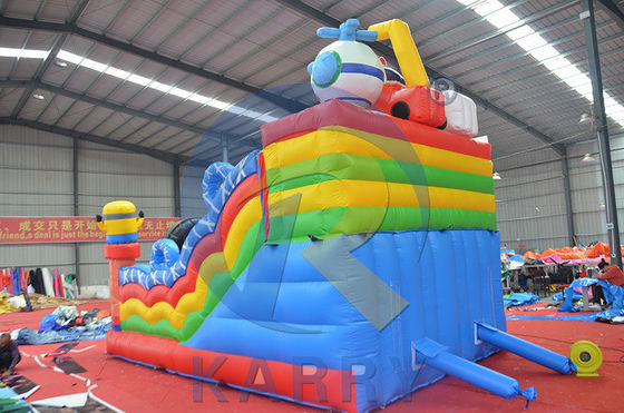 Peter Pan-thema Bouncy Castle Slide Combo opblaasbare fun jumpers met PVC-traplein