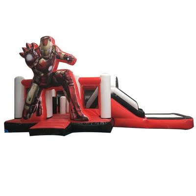 KR-BH610 Superheld 3D Spiderman Kids opblaasbare uitsmijter springkasteel