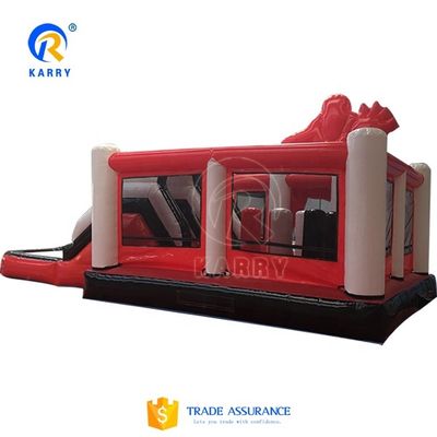 KR-BH610 Superheld 3D Spiderman Kids opblaasbare uitsmijter springkasteel