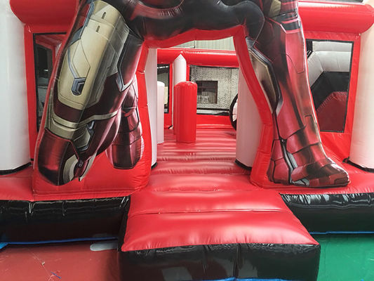 KR-BH610 Superheld 3D Spiderman Kids opblaasbare uitsmijter springkasteel