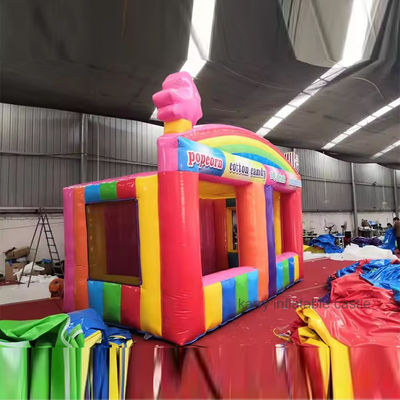 Partij moet hebben Commerciële Verhuur Kinderen Concessies Stand met opblaasbare springkasteel
